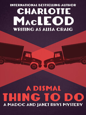 cover image of Dismal Thing to Do